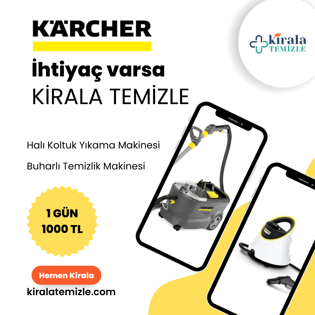 kiralık koltuk temizleme makinası